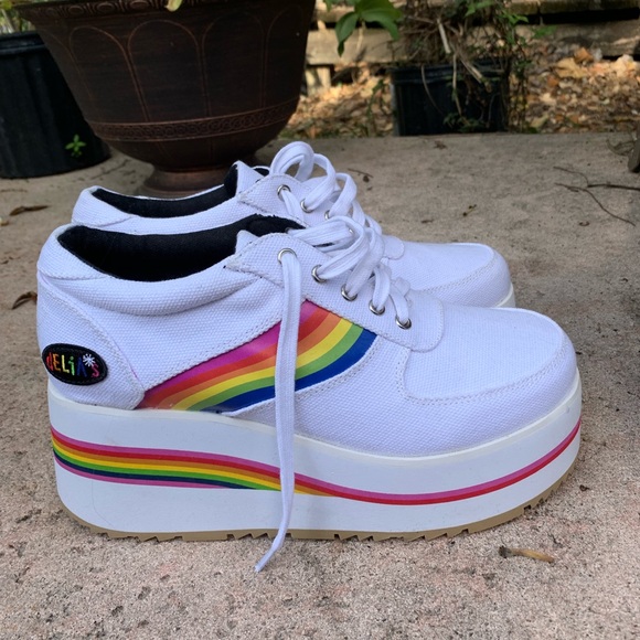 delias platform shoes